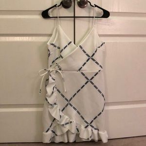 Blue and White ASOS Dress